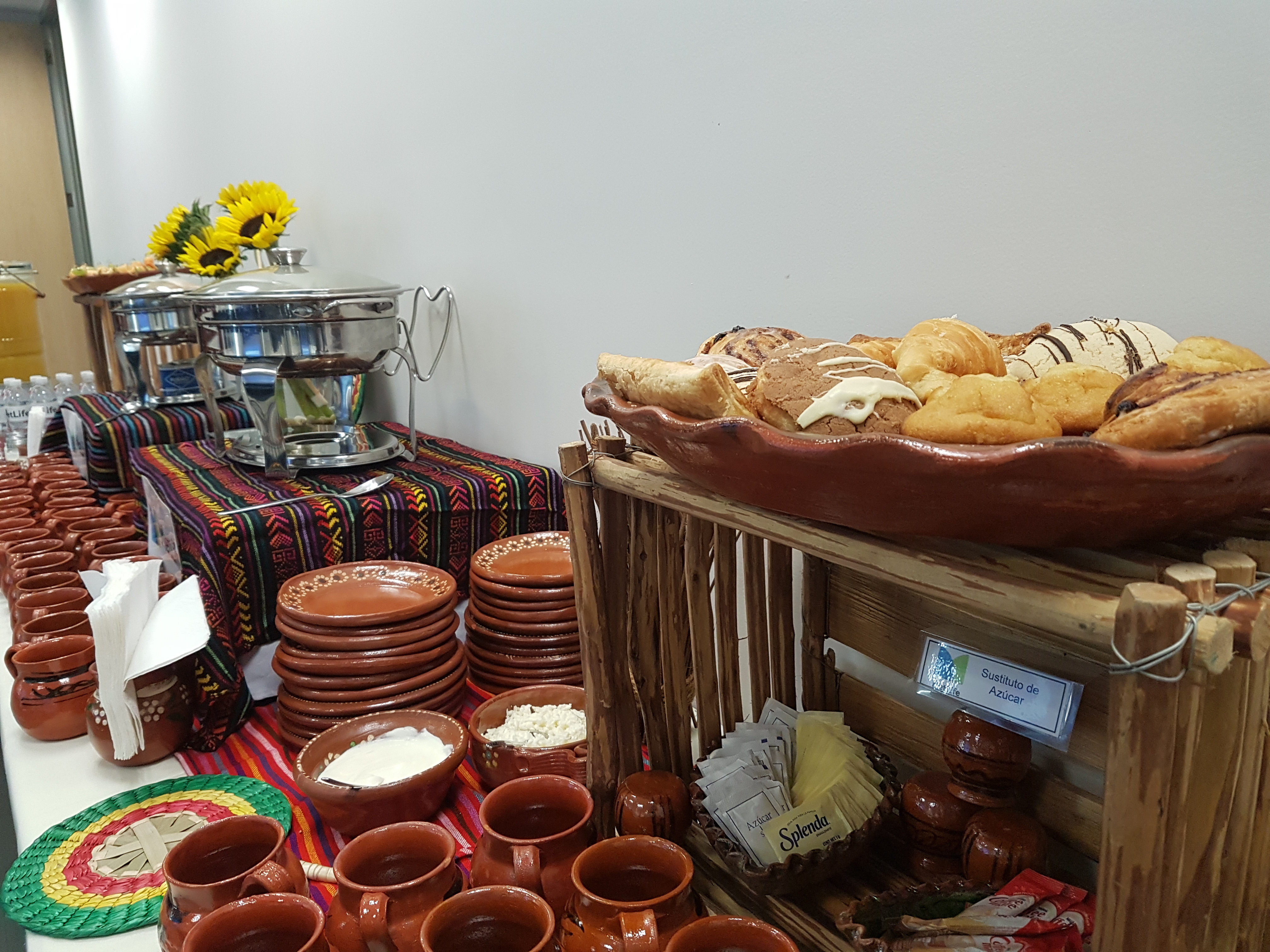 Estación de café y repostería